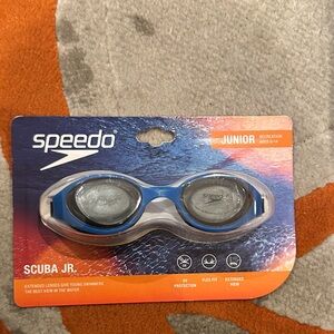 Speedo Scuba Junior Swim Goggles - Blue and Gray